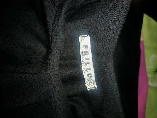 Frillu Black maxi dress