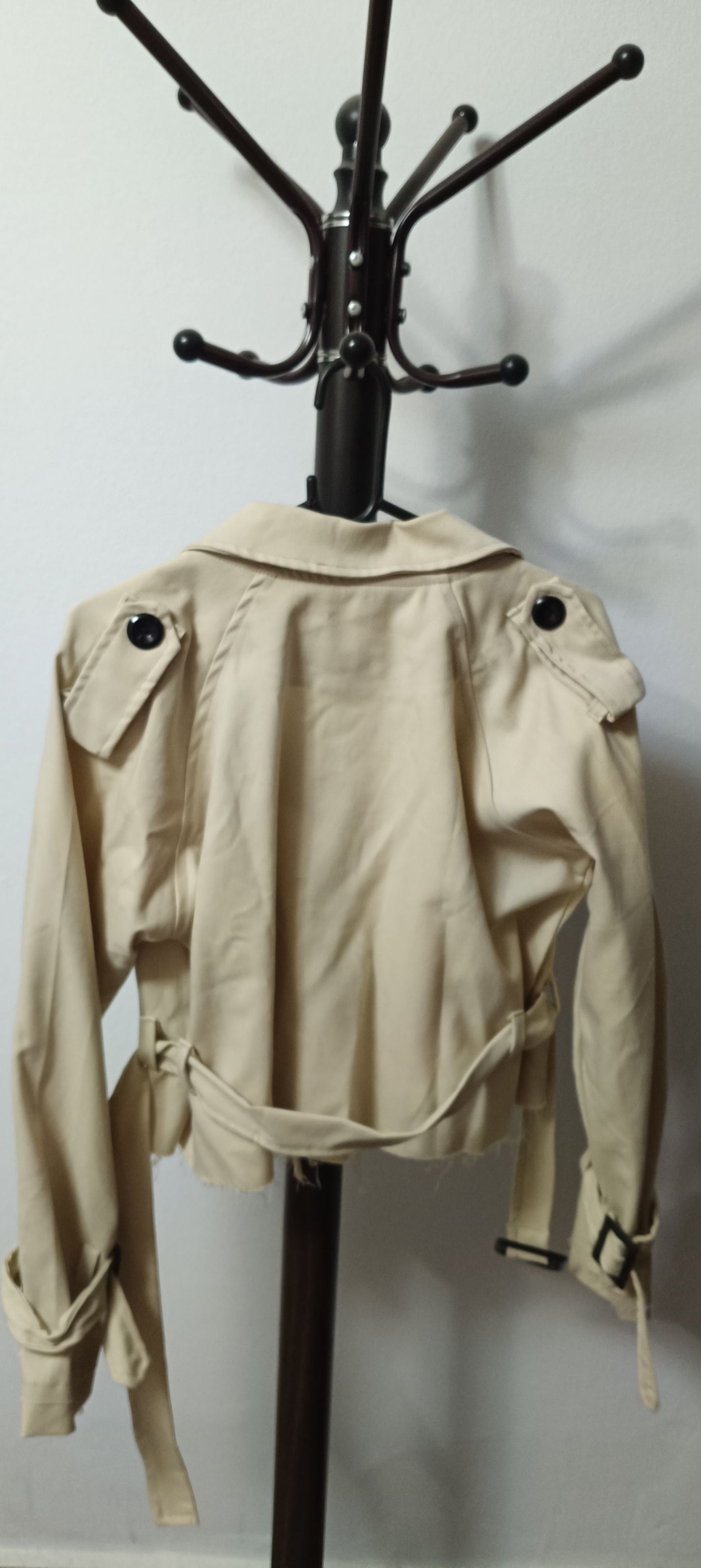 Generic Cropped Trench Jacket