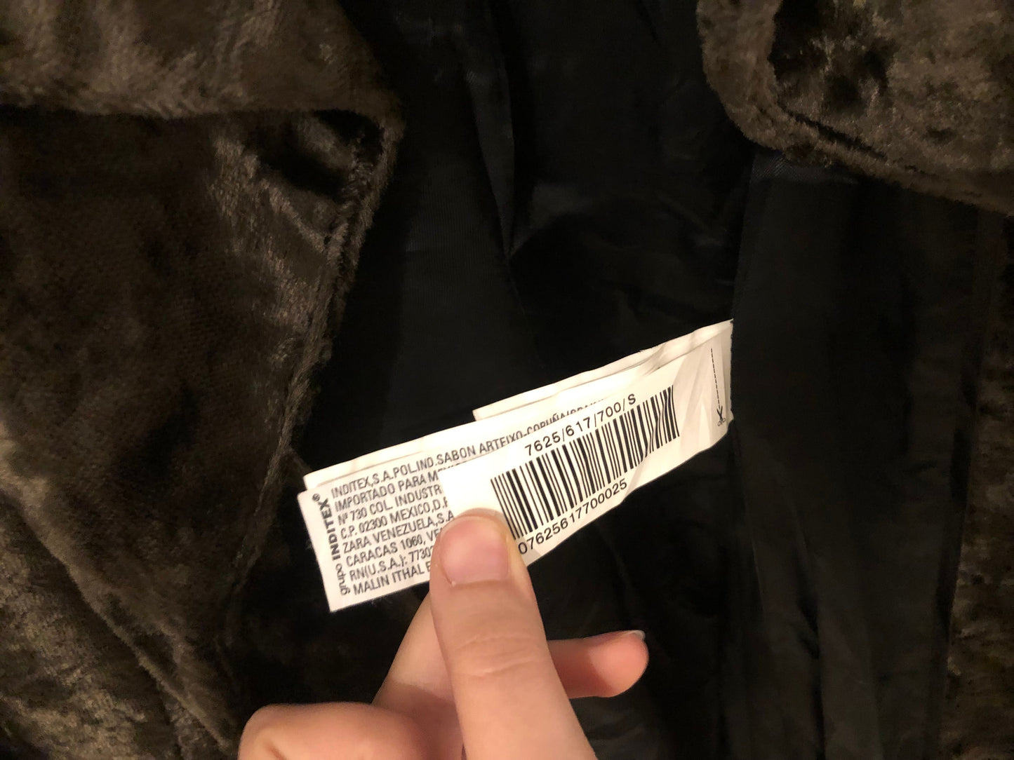 ZARA Fur Coat