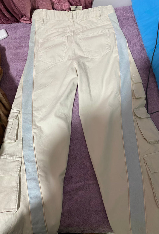 Masotti Wide-Leg Cargo Jeans