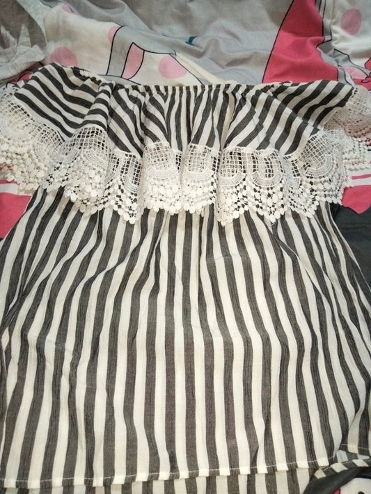 Hegazy Stores Off-Shoulder T-Shirt