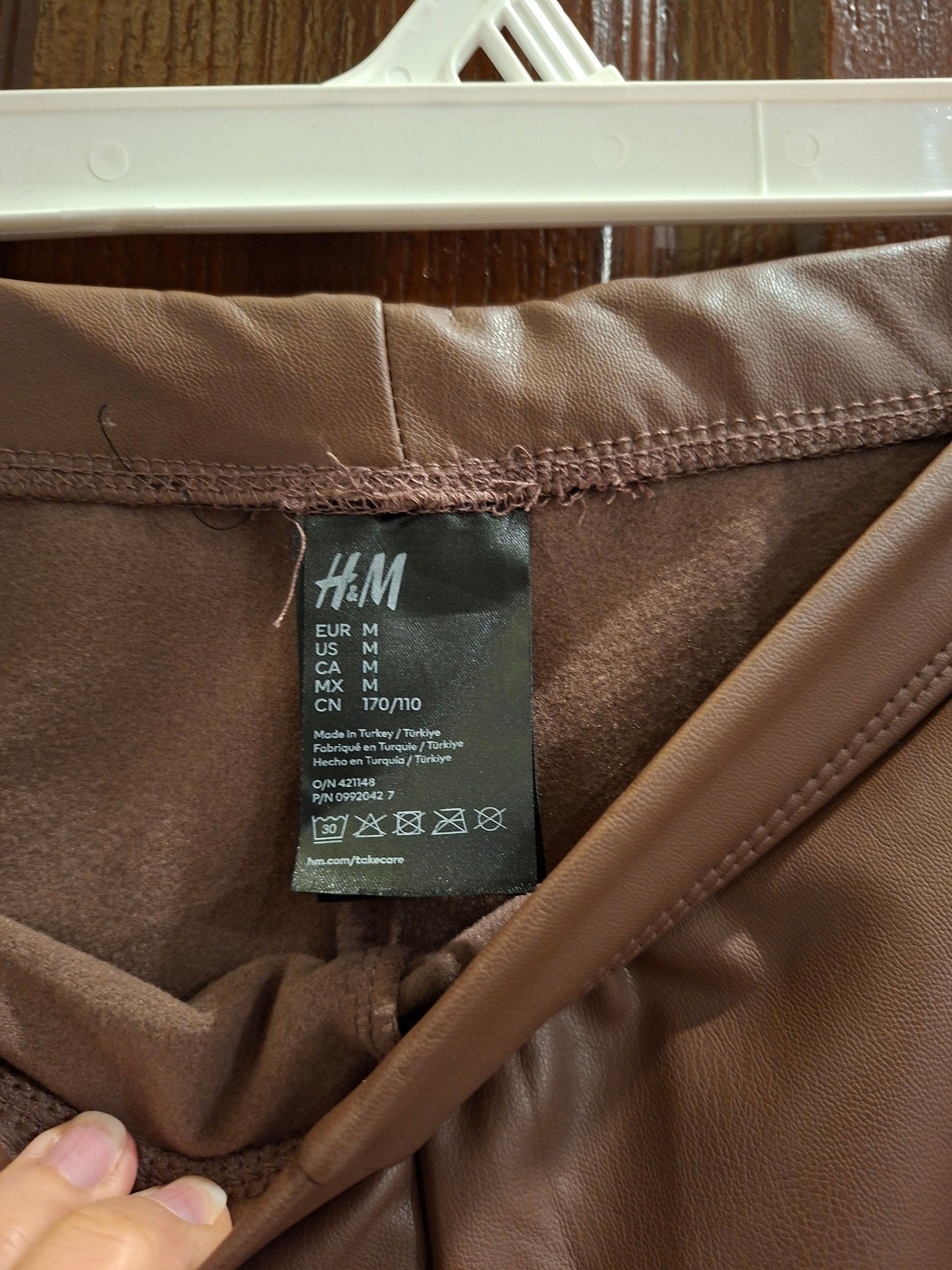 H&M Leather Pants ( New )