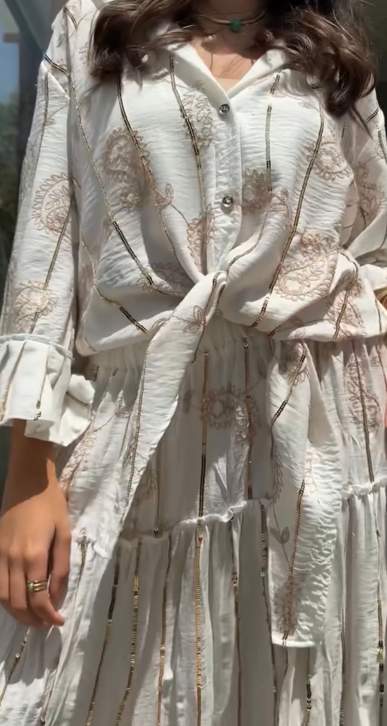 DND Blouse with a Skirt