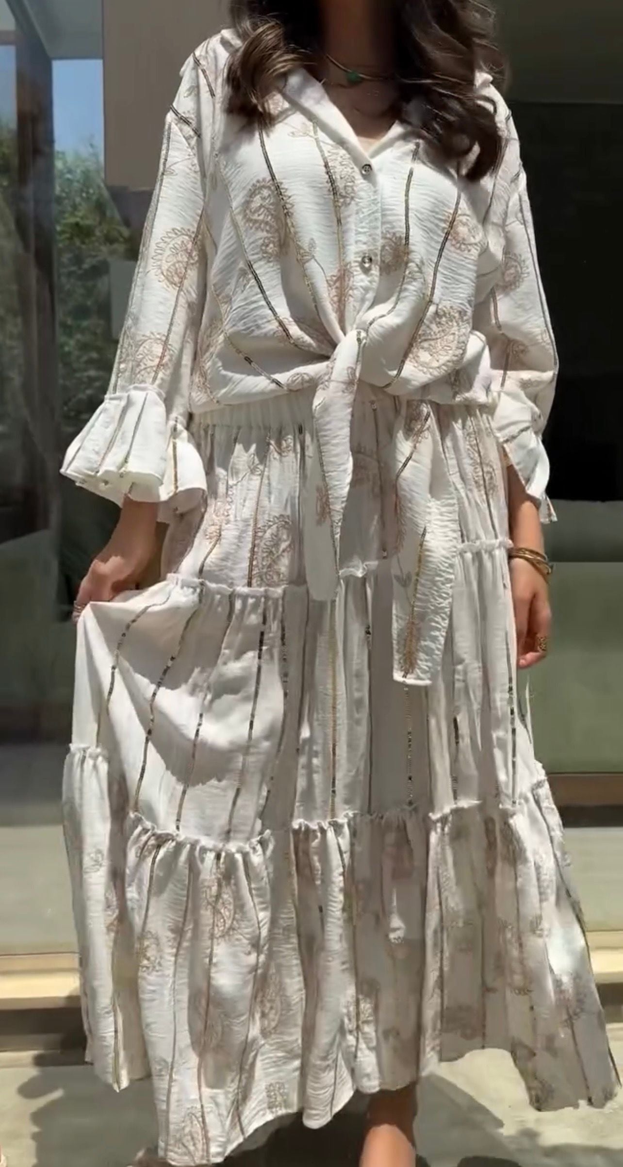 DND Blouse with a Skirt