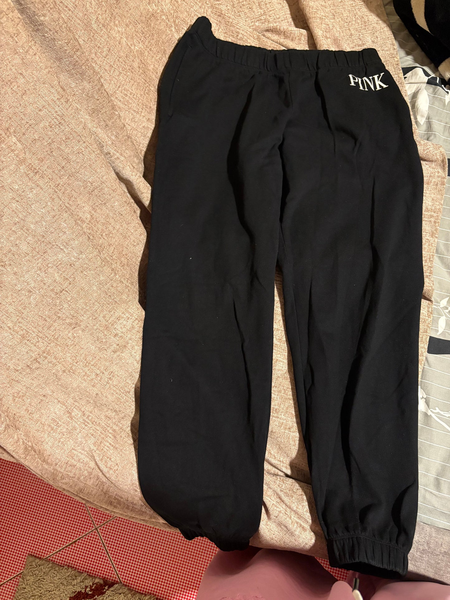 Pink black Sweatpants