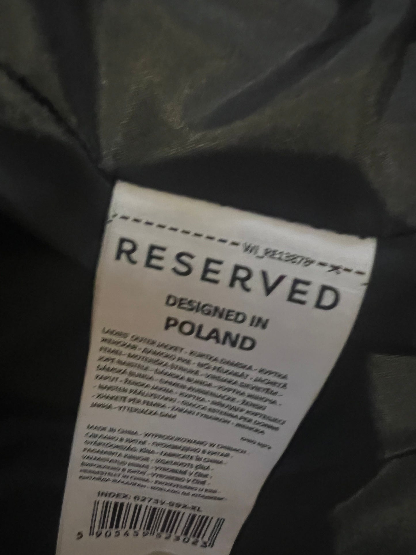 Reserved leather Jacket