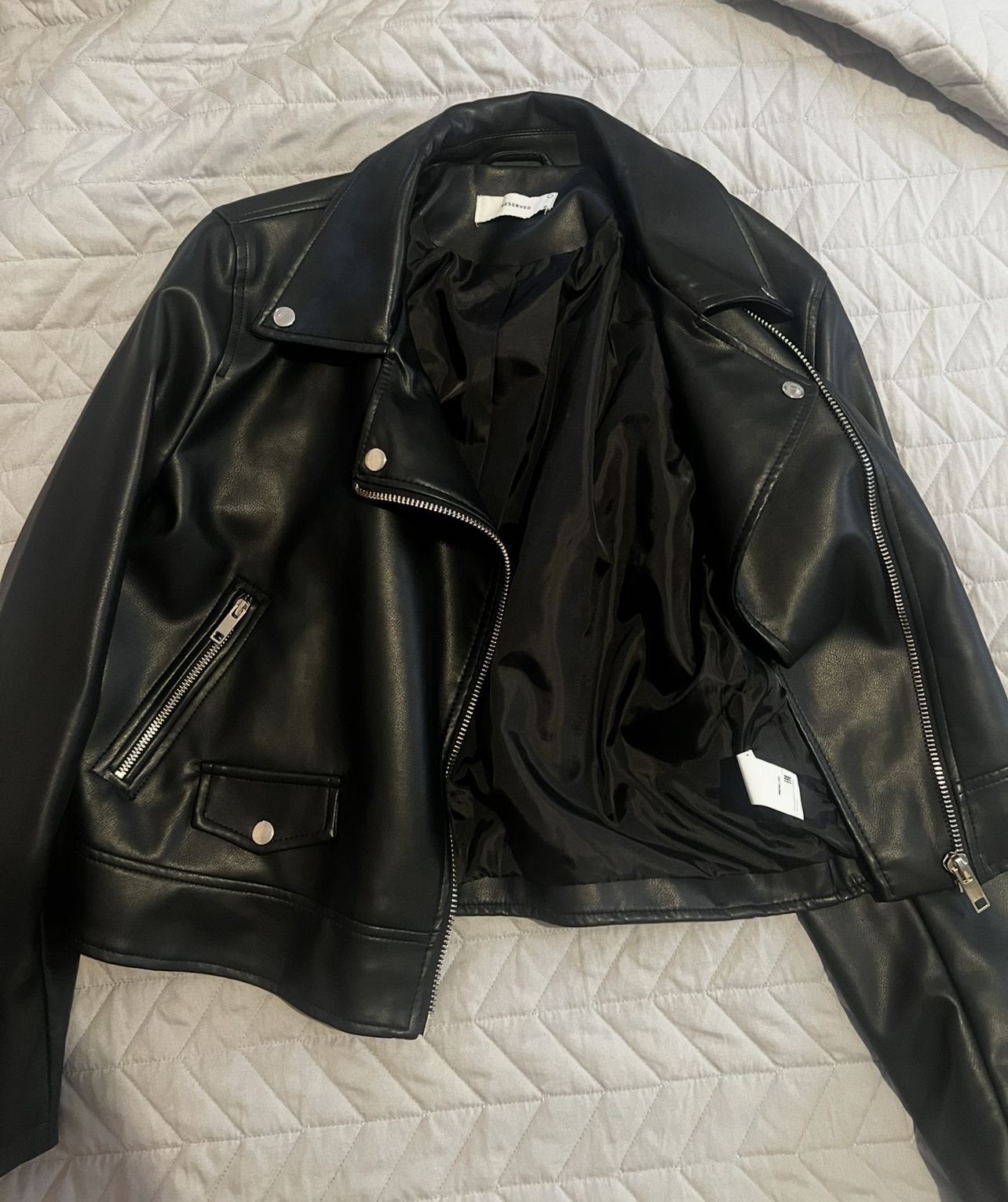 Reserved leather Jacket