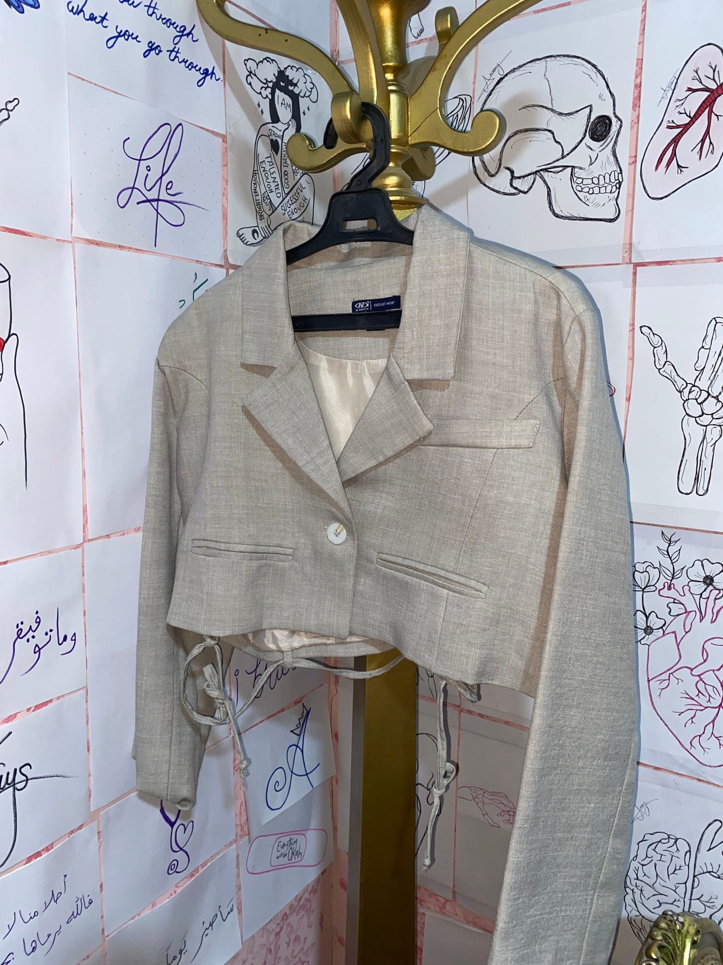 AlNasser Cropped Blazer