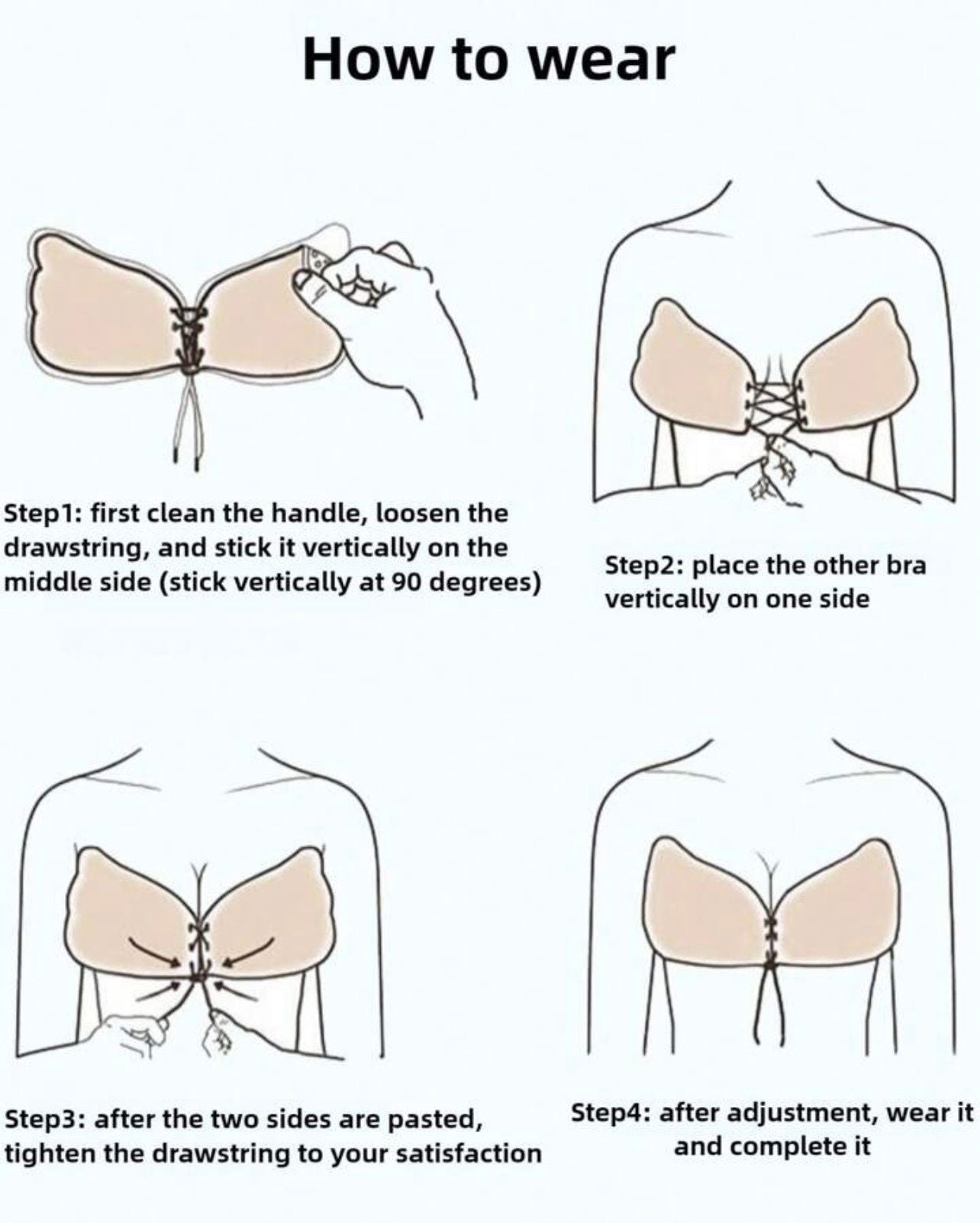 SHEIN Stick-On Silicon Bra.