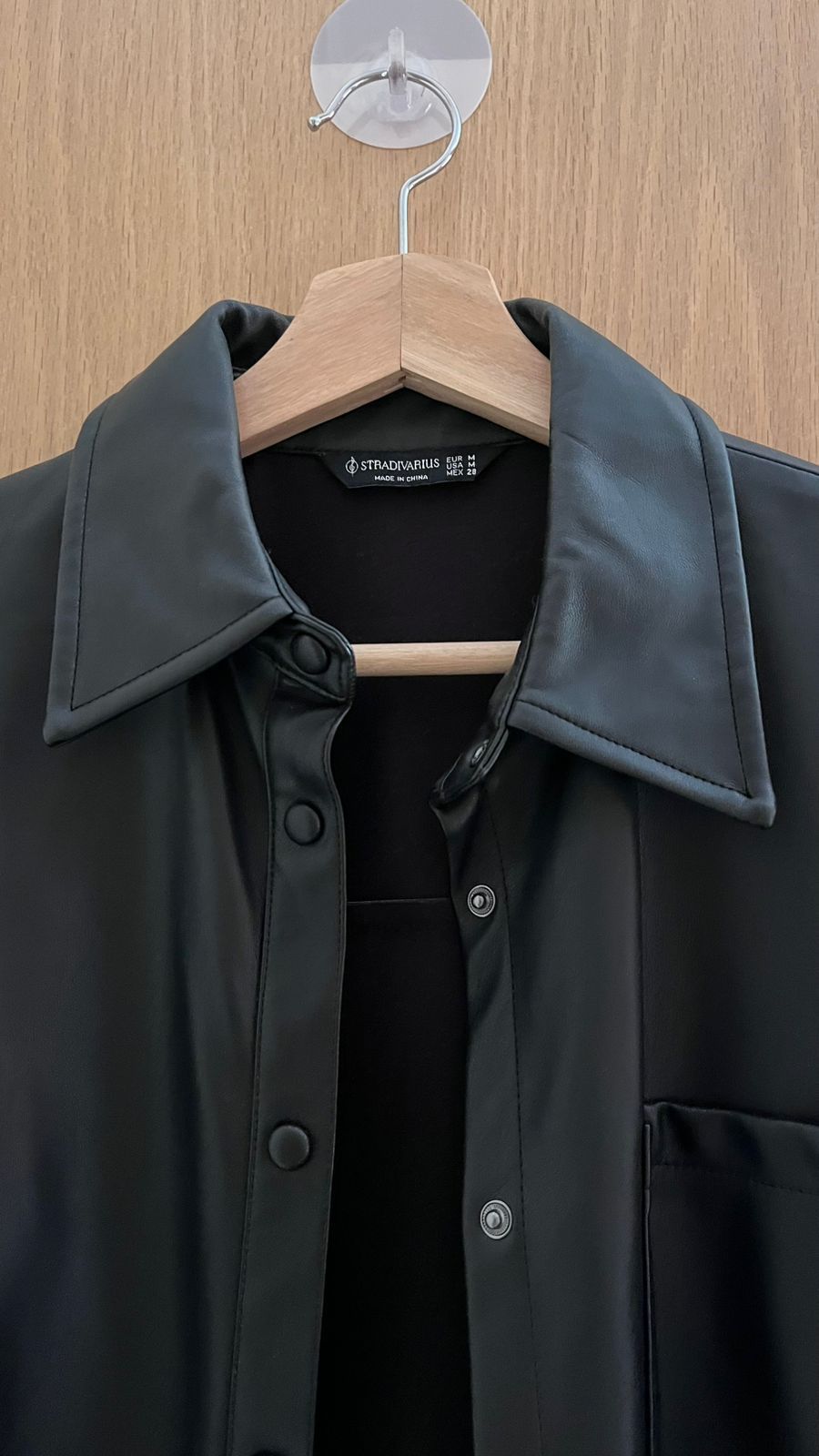 Stradivarius Leather Shirt