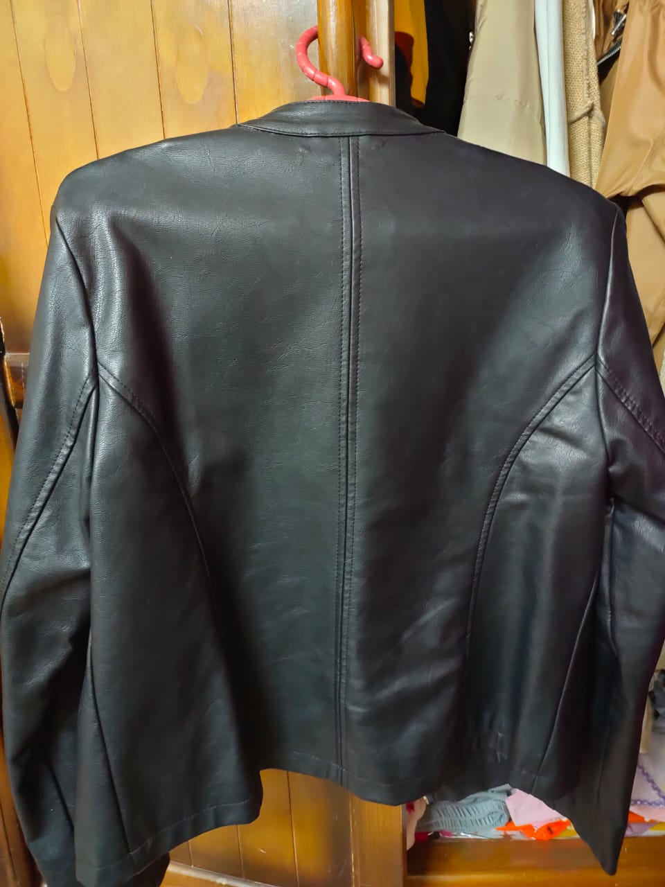 Defacto Black Leather Jacket