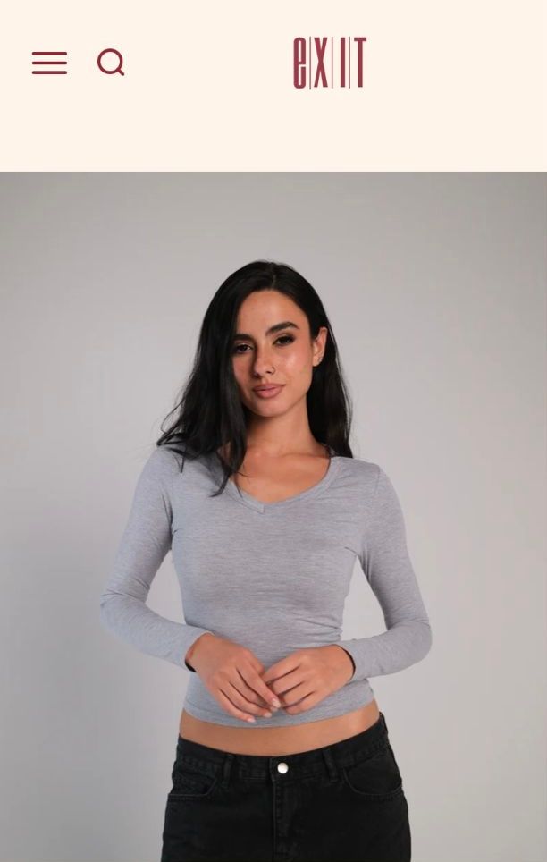 Exit V-Neck Top