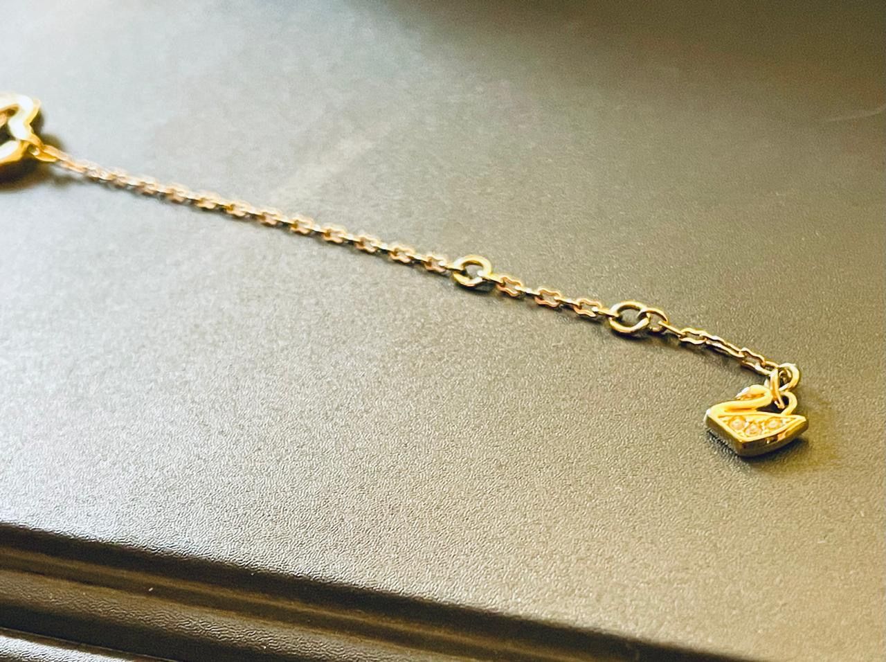 Swarovski Two Hearts Bracelet