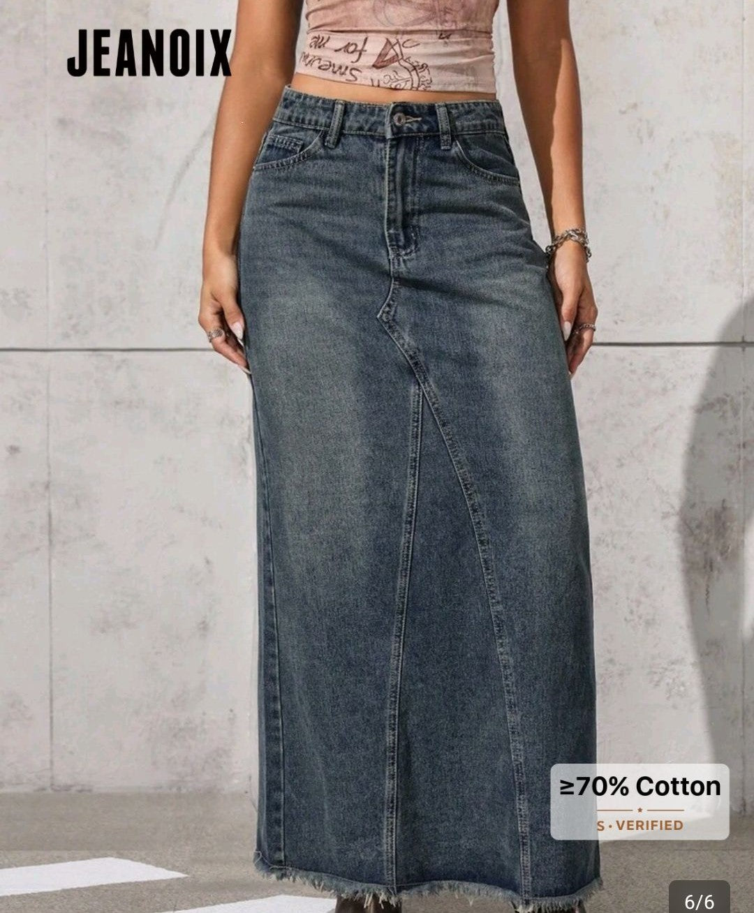 SHEIN Jeans Skirt