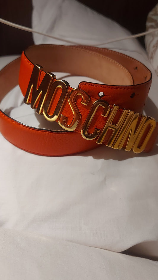Moschino Leather Belt